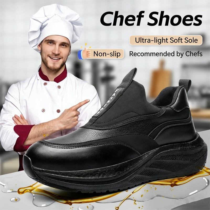 Leather Shoe Polish - Giày da nam đế cao, chống