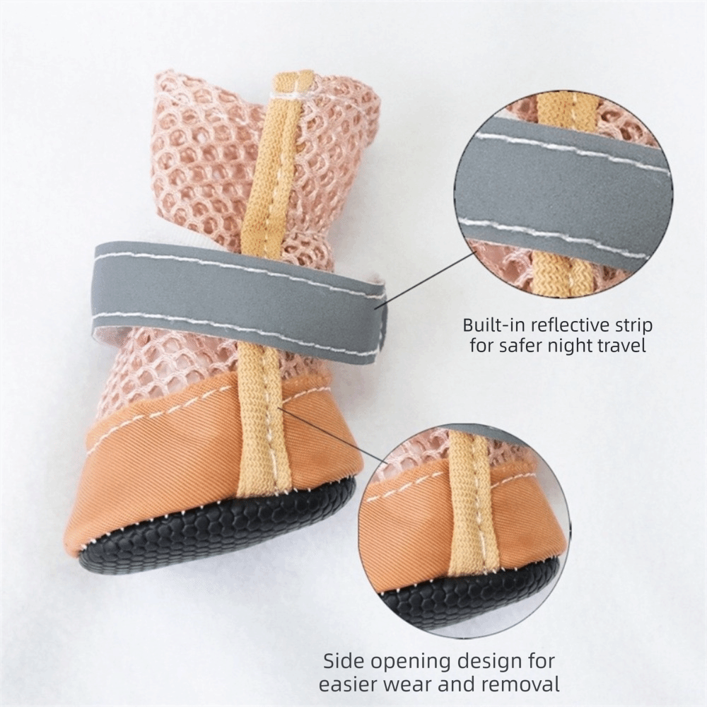 4PCS/SET Dog Boots Non-Slip Pe - đánh giá và giá Sneaker Protector