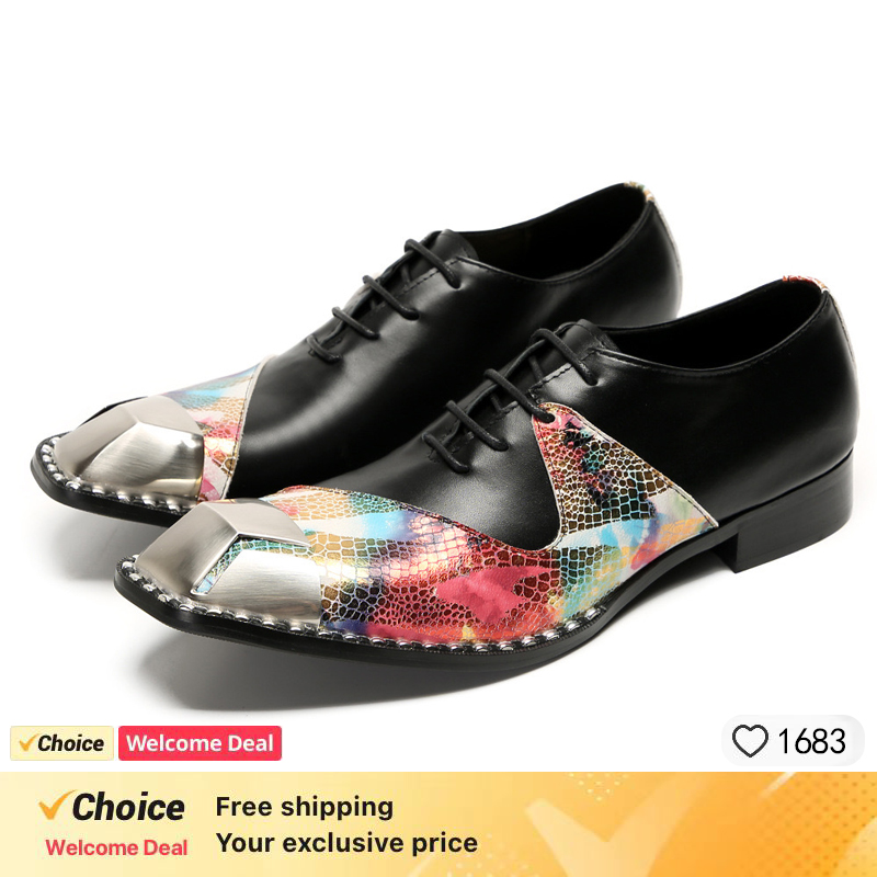 LUXURY MEN'S OXFORD SHOES BLAC - đánh giá và giá Leather Shoe Polish