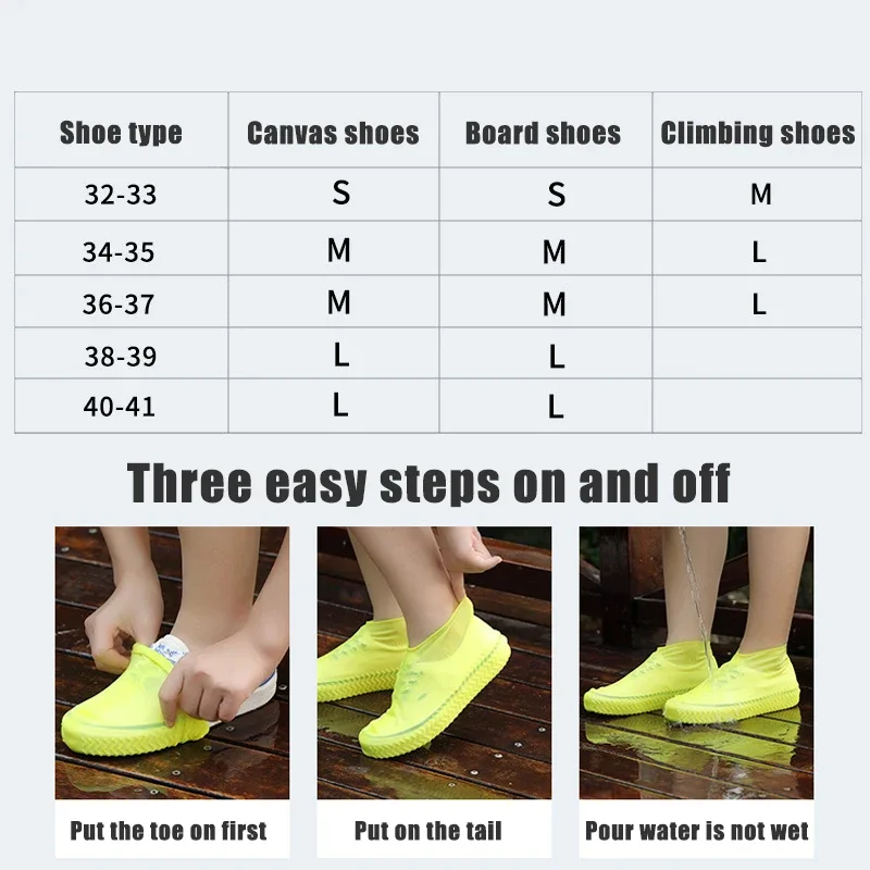 Waterproof Shoe Covers Silicon - đánh giá và giá Sneaker Protector
